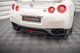 Maxton Design Achtersplitter (met verticale stangen) Nissan GTR R35 Facelift
