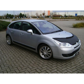 Motorkapsteenslaghoes passend voor Citroen C4 2005-2008 zwart