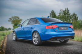 Maxton Design ZIJSPLITTERS ACHTER AUDI S4 / A4 S-LINE B8 SEDAN Gloss Black