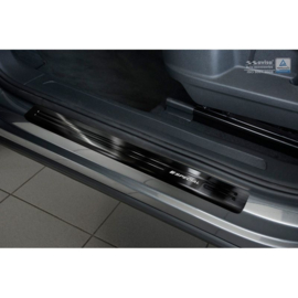 Zwart RVS Instaplijsten passend voor Volkswagen Tiguan II 2016-2020 & FL 2020- 4-delig