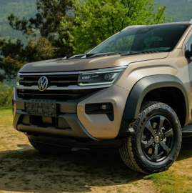Oneway Motorkapluchtinlaat (Scoop) passend voor Volkswagen Amarok MK2 2022- - Matzwart