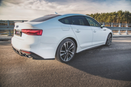 Maxton Design SIDESKIRTS DIFFUSERS AUDI S5 / A5 S-LINE SPORTBACK F5 FACELIFT Gloss Black