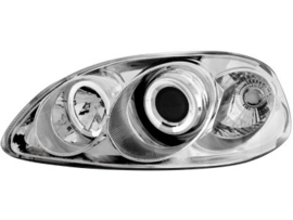 Koplampen Honda Civic 96-98 Angel Eyes chroom