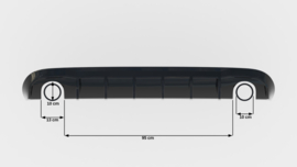 Maxton Design Achterspoiler Audi A5 S-Line Sportback 8T (uitvoering met enkele uitlaatpijpen aan beide zijden)