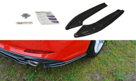 Maxton Design ZIJSPLITTERS ACHTER AUDI A5 S-LINE F5 COUPÉ Gloss Black