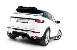 Maxton Design Achtersplitter (met verticale stangen) Land Rover Range Rover Evoque + Land Rover Range Rover Evoque HSE Dynamic Mk1 Facelift