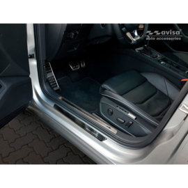 Zwart RVS Instaplijsten passend voor Volkswagen Arteon 2017- - 'Special Edition' - 4-delig