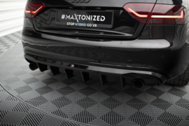 Maxton Design Achterspoiler Audi A5 Coupé / Cabrio S-Line 8T (Uitvoering met enkele uitlaten aan beide zijden)
