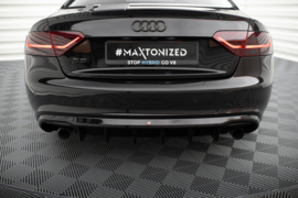 Maxton Design Achterspoiler Audi A5 Coupé / Cabrio S-Line 8T (Uitvoering met enkele uitlaten aan beide zijden)