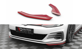 Maxton Design Voorzijde zijsplitters Volkswagen Golf GTI Mk7 Facelift