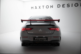 Maxton Design Carbon Spoiler Met Bovenste Zwaan Montage + LED Mercedes-Benz CLA Coupé C118