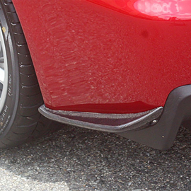 Chargespeed Achterbumperskirts (Corners) passend voor Mitsubishi Lancer Evo X CZ4A Bottomline (FRP)