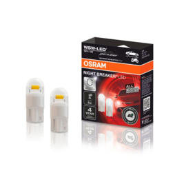 Osram Night Breaker LED-lampen - W5W-T10 - 12V - set van 2 stuks