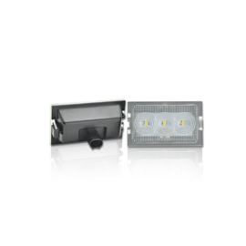 Set pasklare LED nummerplaat verlichting passend voor Land Rover Discovery 3+4/Freelander 2 & Range Rover Sport