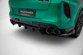 Maxton Design Achtersplitter (met verticale stangen) BMW X6 M F96 + Facelift