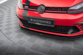 Maxton Design VOORSPLITTER VW GOLF Mk7 GTI CLUBSPORT Gloss Black