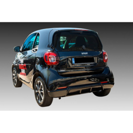 Achterbumperskirt passend voor MCC Smart ForTwo (453) 2014- (ABS)