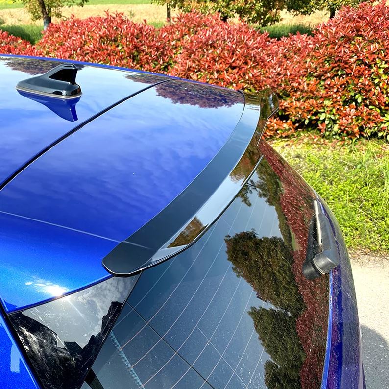 AutoStyle Dakspoiler (Spoiler Cap) passend voor Volkswagen Golf VIII HB 3/5-deurs 2020- excl. GTi/GTD/GTE/R/R-Line (ABS Glanzend zwart)
