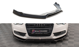 Maxton Design VOORSPLITTER V.2 AUDI A5 COUPÉ / SPORTBACK 8T FACELIFT Gloss Black