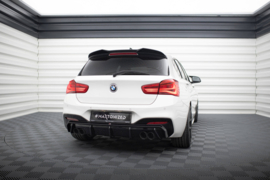 Maxton Design Achterspoiler BMW 1 M-Pack / M140i F20 Facelift (uitvoering met dubbele uitlaten aan beide zijden)