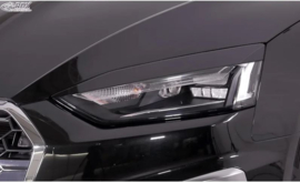 Koplampspoilers passend voor Audi A5 (F5) 2016-2020 & Facelift 2020- (alleen LED koplampen, niet voor Matrix-LED) (ABS)