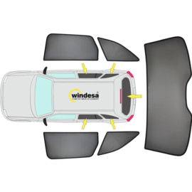 SunClip Zicht- & Zonwering passend voor BMW 2-Serie F45 Active Tourer 2014-2021