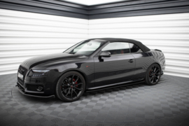 Maxton Design SIDESKIRTS DIFFUSERS AUDI S5 / A5 / A5 S-LINE 8T / 8T FL Gloss Black