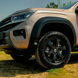 Oneway Set spatbordverbreders (Fender Flares) passend voor Volkswagen Amarok MK2 2022- - Matzwart