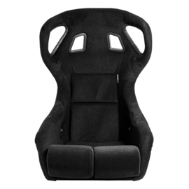 Sportstoel 'BS6' - Zwart - Vaste polyester rugleuning - incl. sledes