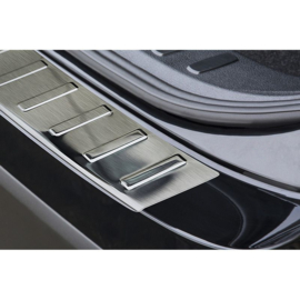 RVS Achterbumperprotector passend voor BMW X1 E84 Facelift 2012-2015 'Ribs' excl. M-Pakket