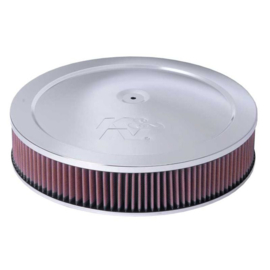 K&N luchtfilter rond - 130mm aansluiting, 356mm diameter, 117mm hoogte (60-1264)