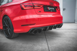 Maxton Design ACHTERPANEEL AUDI S3 SEDAN 8V Gloss Black