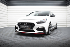 Maxton Design Street Pro Frontsplitter Hyundai I30 N Mk3 Hatchback / Fastback