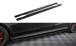 Maxton Design Zijskirts Diffusers Mercedes-Benz E63 AMG / AMG-Line Sedan W212 Facelift