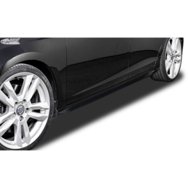 Sideskirts 'Slim' passend voor Volvo V60/S60 2010-2013 (ABS zwart glanzend)