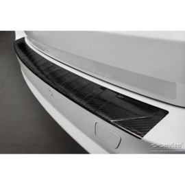 Echt 3D Carbon Achterbumperprotector passend voor BMW X5 F15 2013-2018 met M-Pakket 'Ribs'