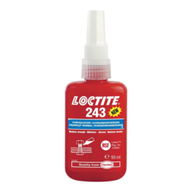 Loctite 243 Borgmiddel middelsterk (blauw) 50ml