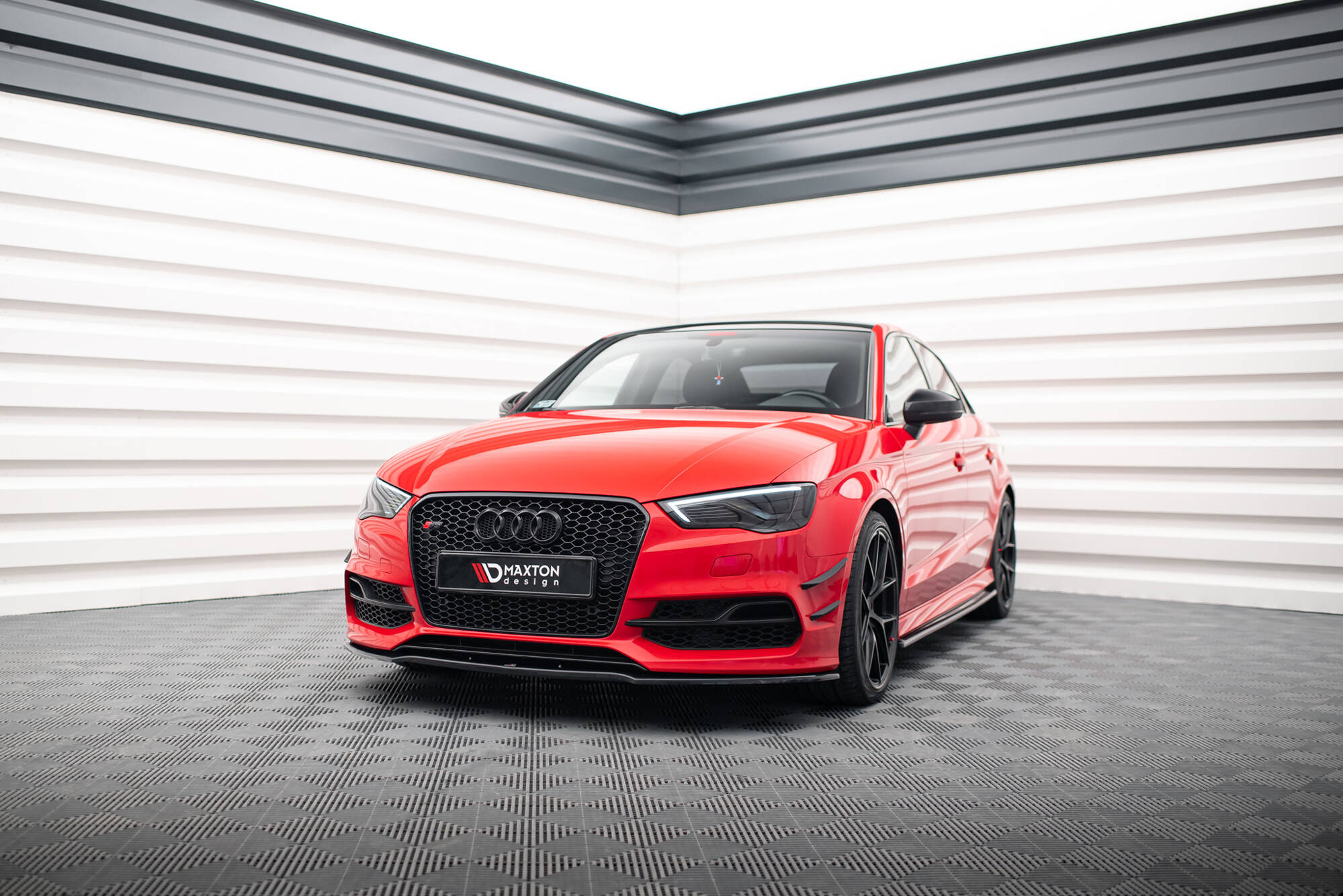 Maxton Design Voorbumpers (Canards) Audi S3 / A3 S-Line 8V Sedan / Cabrio