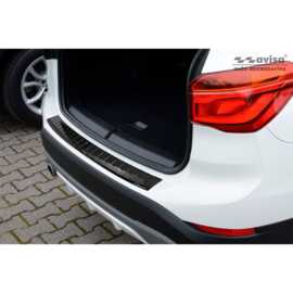 Echt 3D Carbon Achterbumperprotector passend voor BMW X1 (F48) 2015-2022