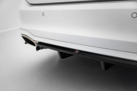 Maxton Design Centrale achtersplitter (met verticale spijlen) Ford Focus Vignale Estate Mk4