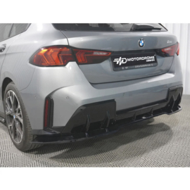 Motordrome Achterbumperskirt (Diffuser) passend voor BMW 1-Serie (F70) M-Sport excl. M135 2024- (ABS Glanzend zwart)