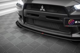 Maxton Design Street Pro Frontsplitter + kleppen Mitsubishi Lancer EVO X
