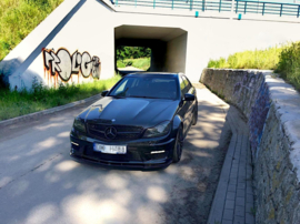 Maxton Design FRONTSPLITTER Mercedes-Benz C63 AMG Sedan / Estate W204 Facelift / S204 Facelift
