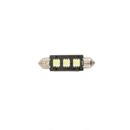 Festoon Lamp 3Q SMD Xenon-Optiek 11x43mm 12V, per stuk, met CAN-bus ondersteuning