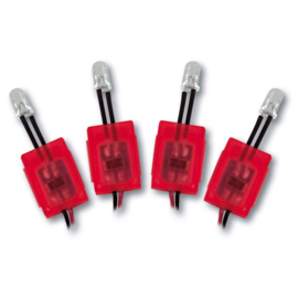 Simoni Racing Interieur LEDs - Rood - Set à 4 stuks