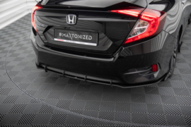 Maxton Design Street Pro Achterzijde Splitters + Flaps Honda Civic Mk10