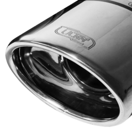 Sportuitlaat passend voor Fiat Grande Punto + Evo 1.2i 48kW/1.4i 57kW/1.4i 16V 70kW 2005- 120x80mm