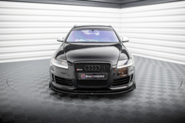Maxton Design Street Pro Frontsplitter + Flaps Audi RS6 Avant C6
