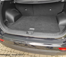 MAX6 Pasklare Achterbumperbeschermfolie passend voor Volkswagen Caddy 2004-2015 & FL 2015-2020 (voor gespoten bumpers) - Carbon-look