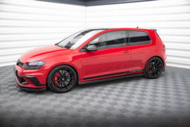 Maxton Design ZIJKANTEN DIFFUSERS VW GOLF Mk7 GTI CLUBSPORT Gloss Black